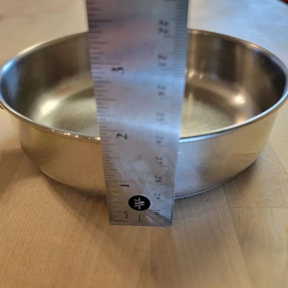 Farberware 7” Frying Pan Aluminum Clad Stainless Steel No Lid